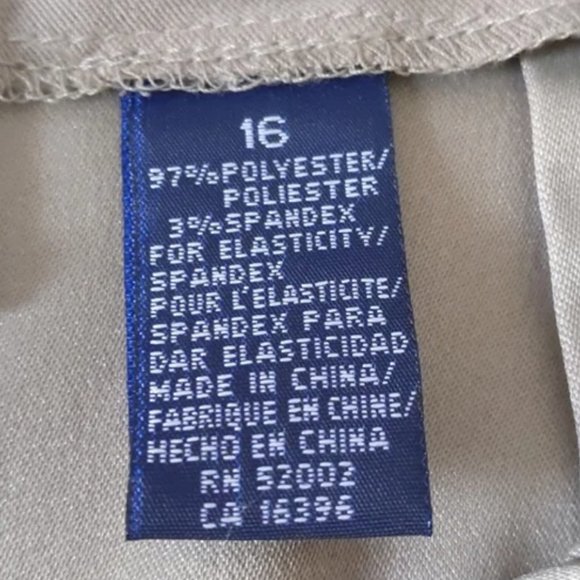 Liz Claiborne Front Slit Maxi Skirt, Light Tan, 16 - Picture 9 of 10